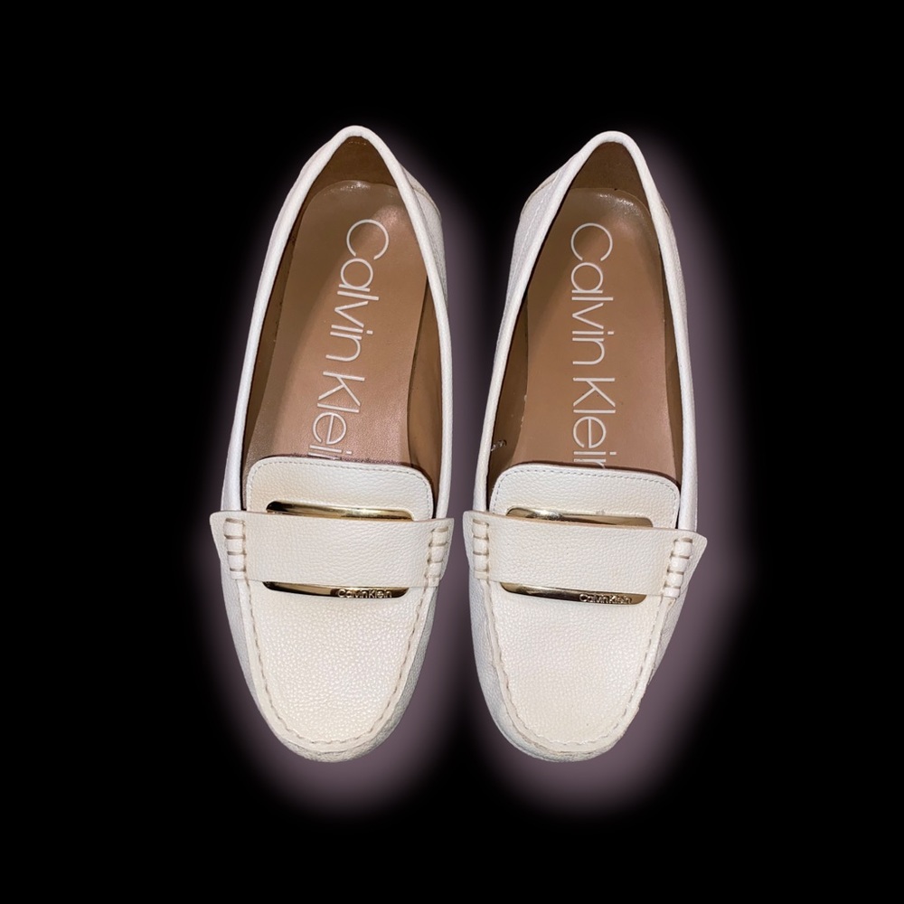 CALVIN KLEIN Faux Leather Driving Mocassins